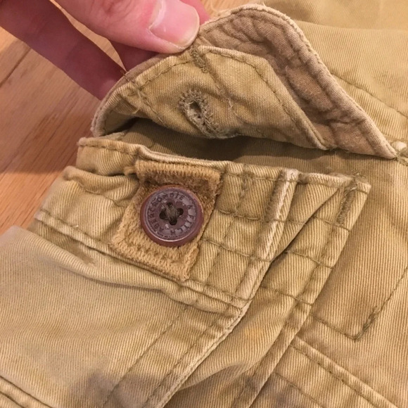 Vintage Abercrombie and Fitch A&F Heavyweight Cargo Shorts 34 - Picture 4 of 8